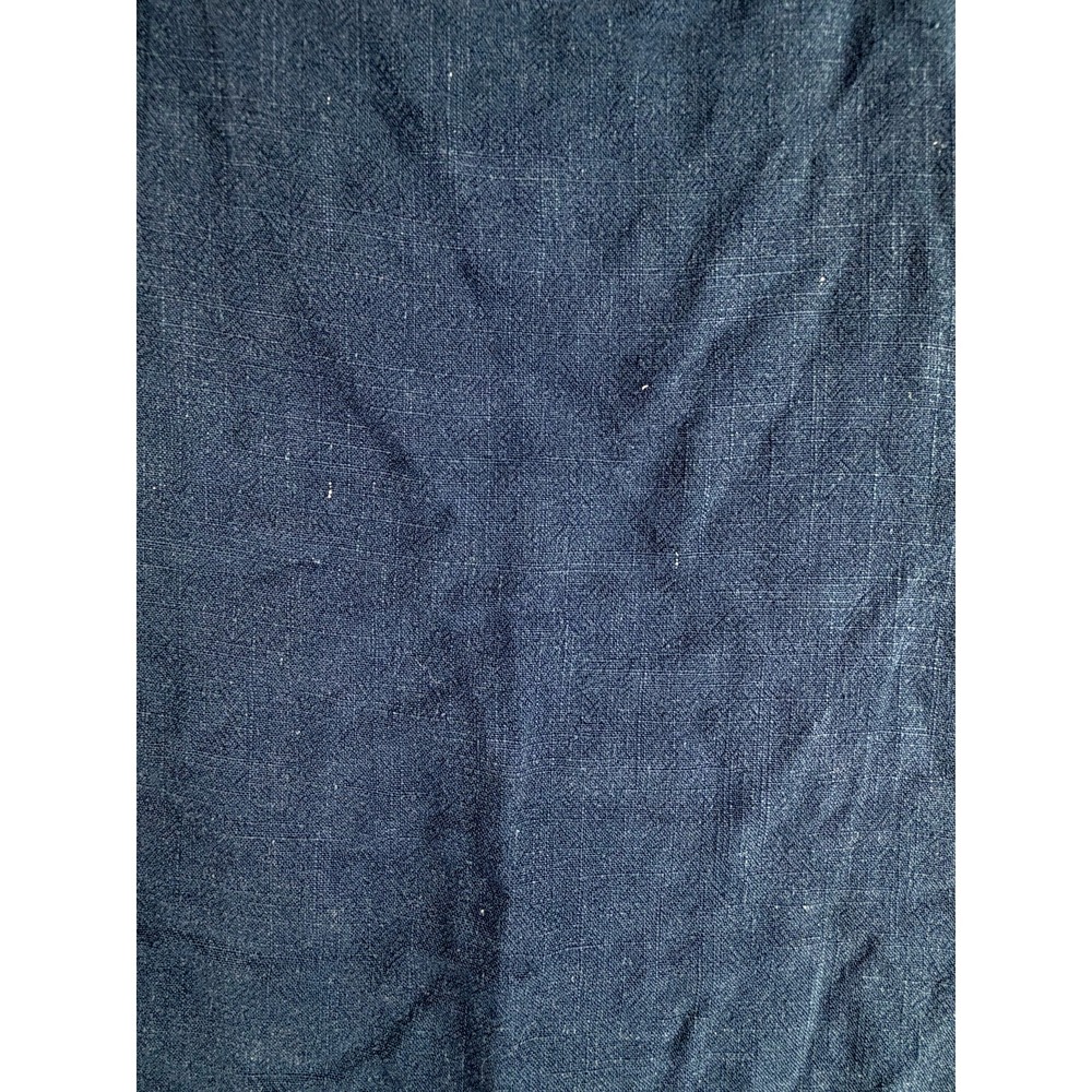 Z SUPPLY Charli Linen Top M Womens Navy Blue Square Neck Cropped Tank $68 - Picture 7 of 7